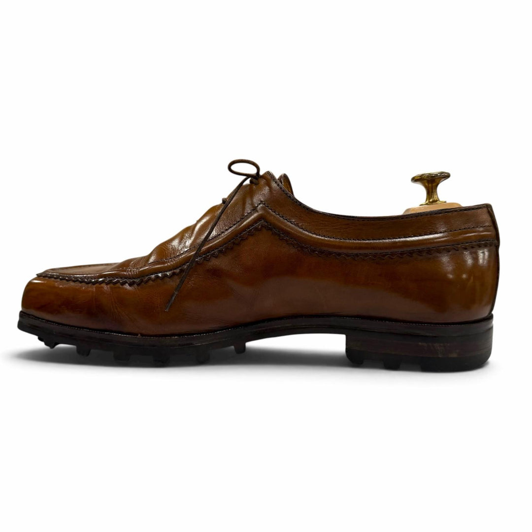 Discounted Very Good Berluti Leather shoes Ultima U-tip lace-up Brown leather mens 8.5