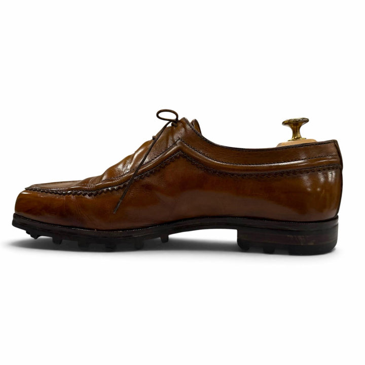 Discounted Very Good Berluti Leather shoes Ultima U-tip lace-up Brown leather mens 8.5