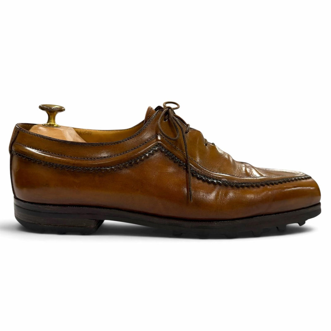 Discounted Very Good Berluti Leather shoes Ultima U-tip lace-up Brown leather mens 8.5
