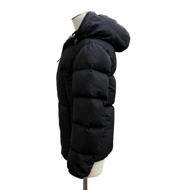 Great MONCLER Down jacket MONTCLA Logo embroidered hooded zip-up jacket Nylon 00
