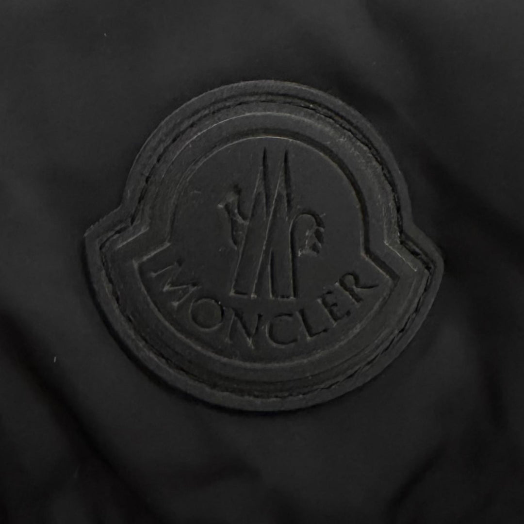 Great MONCLER Down jacket MONTCLA Logo embroidered hooded zip-up jacket Nylon 00