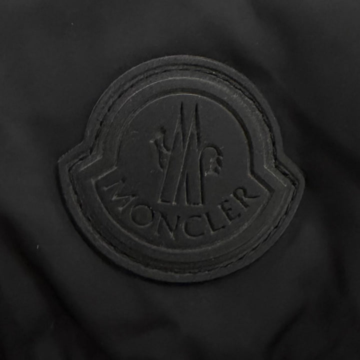 Great MONCLER Down jacket MONTCLA Logo embroidered hooded zip-up jacket Nylon 00
