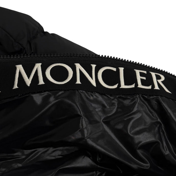 Great MONCLER Down jacket MONTCLA Logo embroidered hooded zip-up jacket Nylon 00