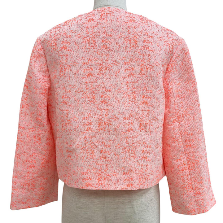 Excellent Christian Dior collarless jacket Overall handle cotton 42 4C21232F1312
