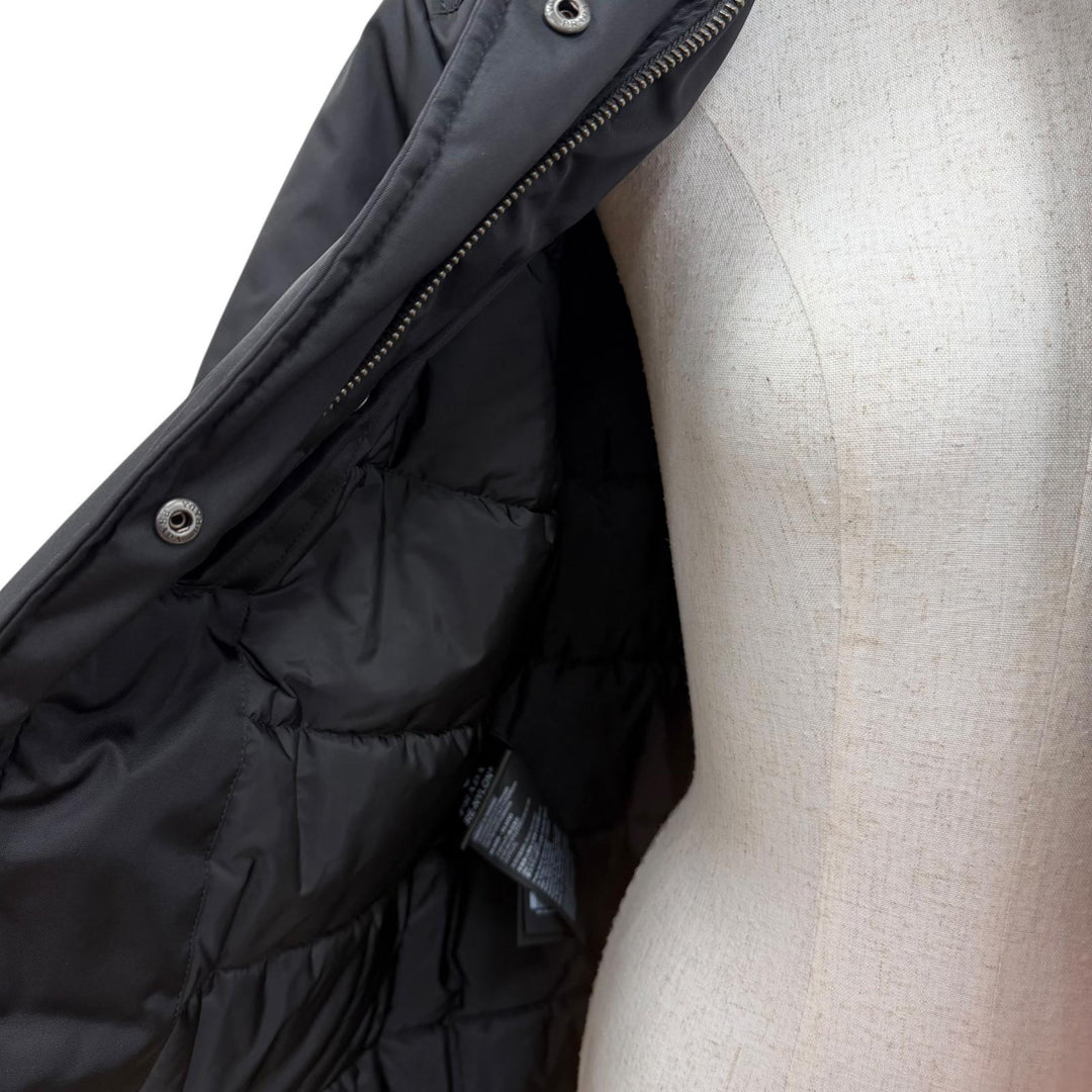 Excellent PRADA Re-Nylon padded zip-up jacket black Women 36 DNA99R S231 1WQ8