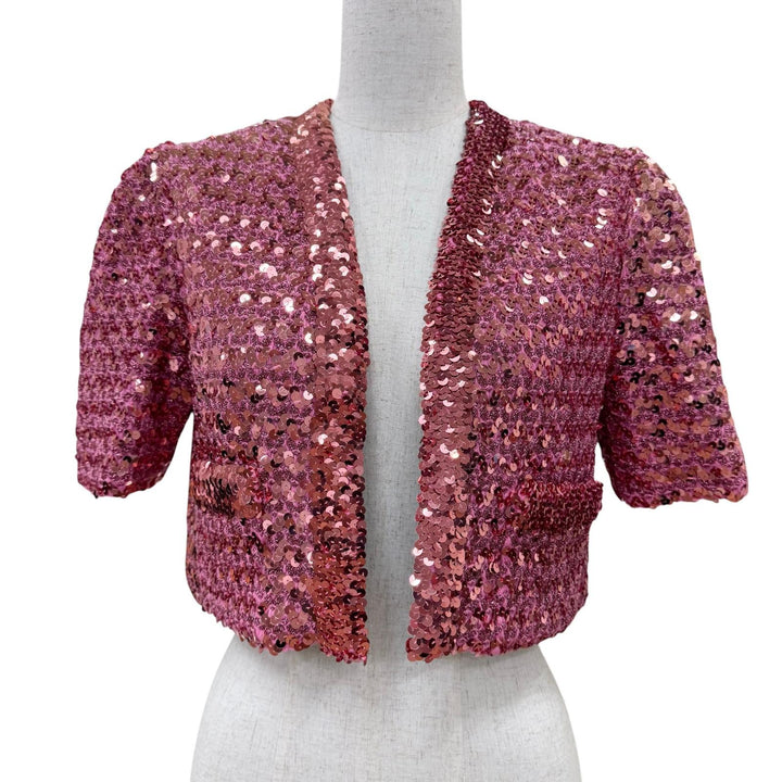 Pristine GUCCI Jacket pink acrylic Women M 653449