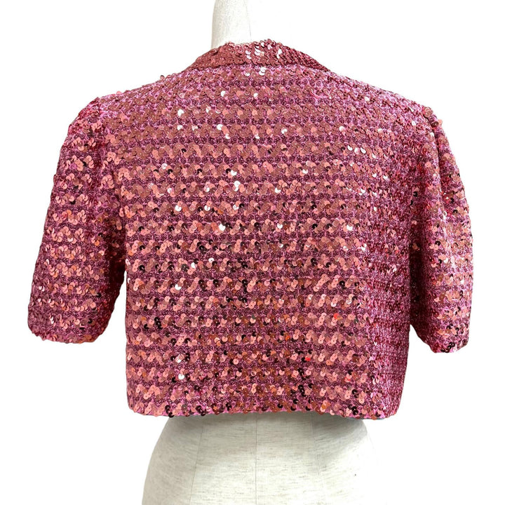 Pristine GUCCI Jacket pink acrylic Women M 653449