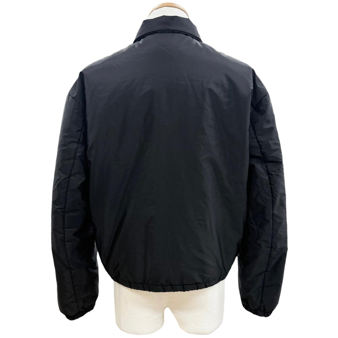 Great PRADA Jacket Zip-up, padded black Nylon mens XS SGC912 S000 1W09