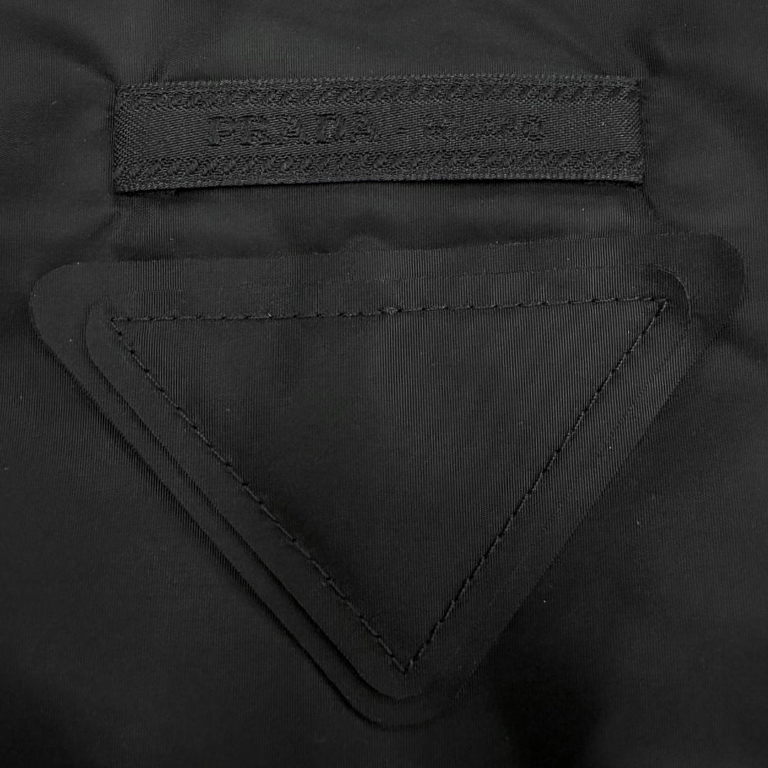 Great PRADA Jacket Zip-up, padded black Nylon mens XS SGC912 S000 1W09