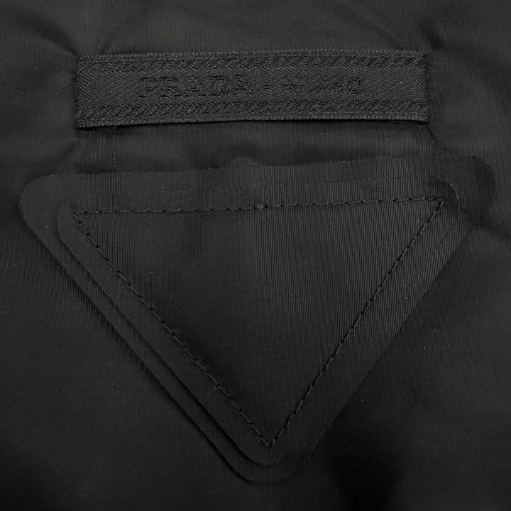 Great PRADA Jacket Zip-up, padded black Nylon mens XS SGC912 S000 1W09