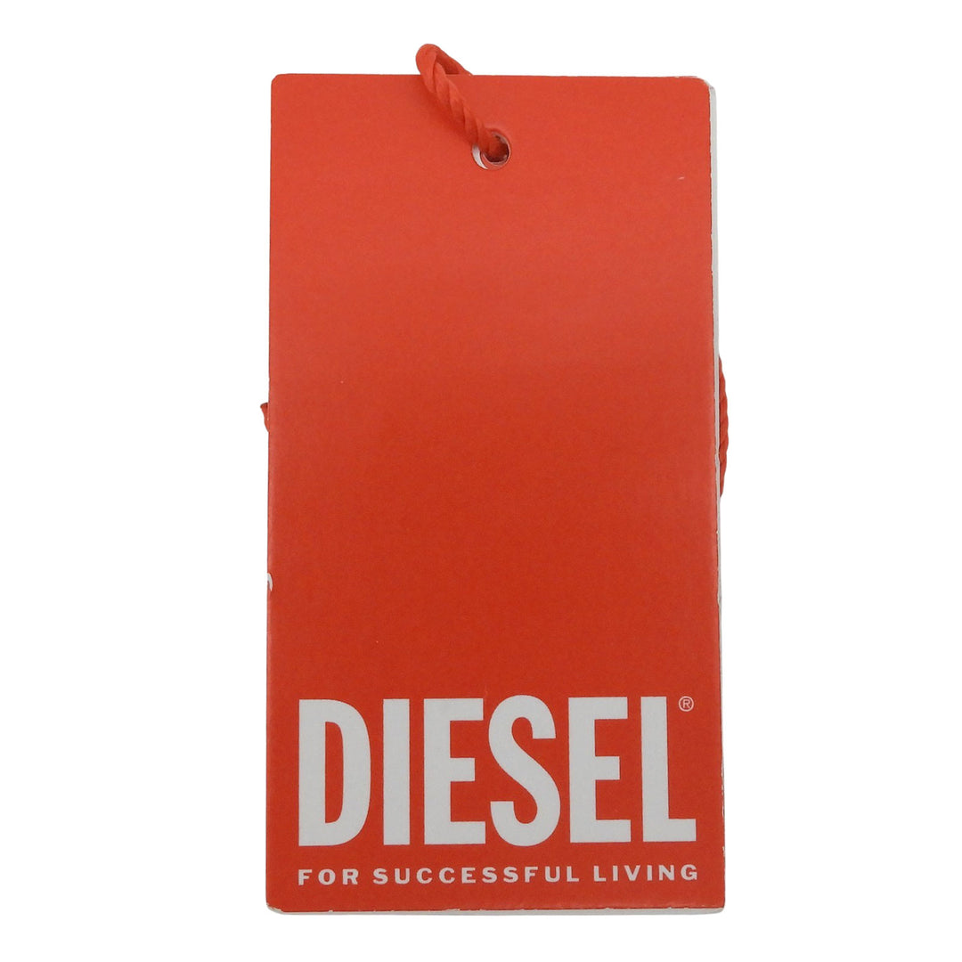 Excellent DIESEL sweat D logo embroidered crew neck white cotton mens XS