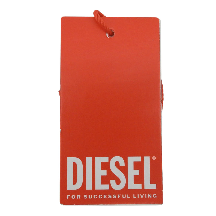 Excellent DIESEL sweat D logo embroidered crew neck white cotton mens XS