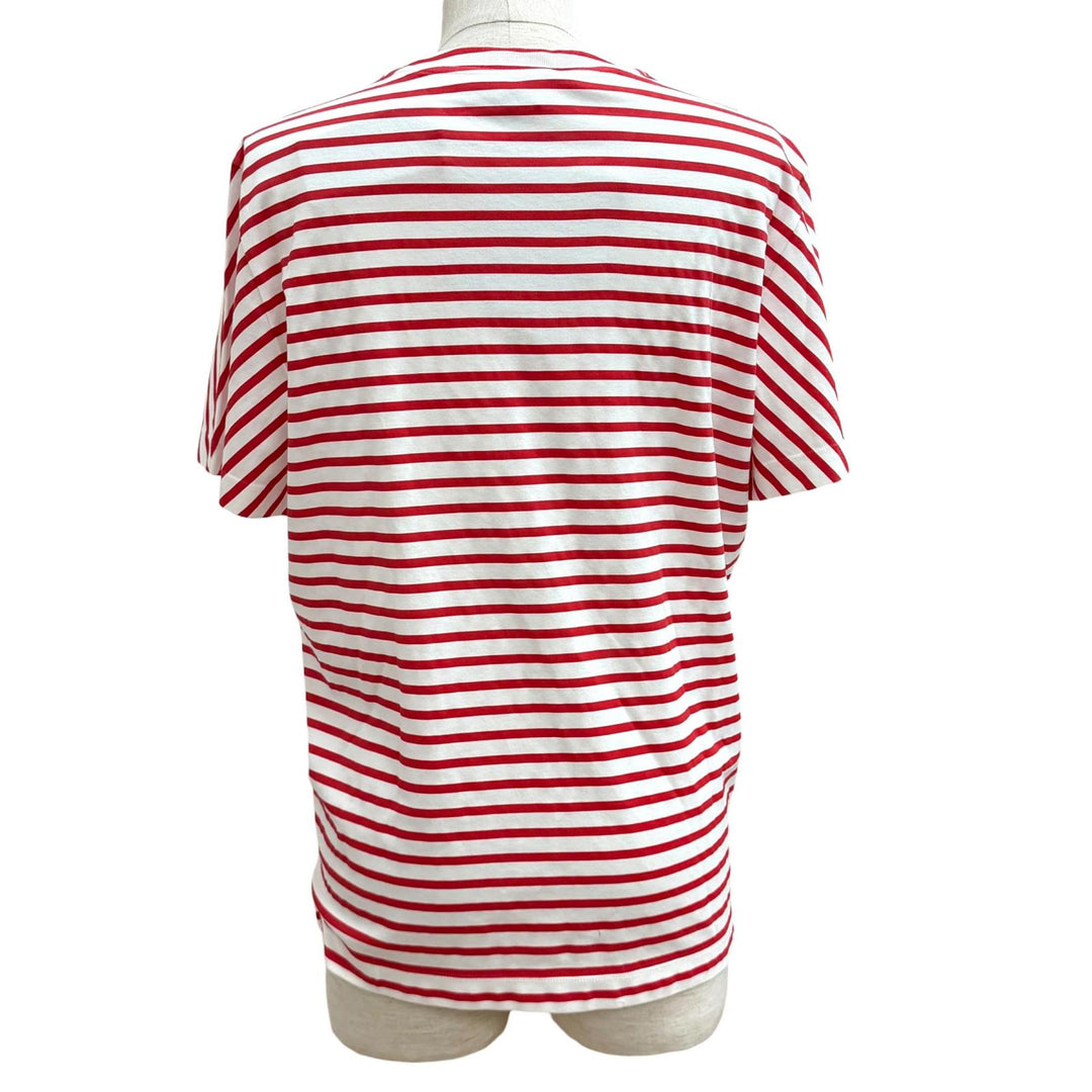 Pristine PRADA Short sleeve T-shirt white cotton Women S 3590A S221 103D