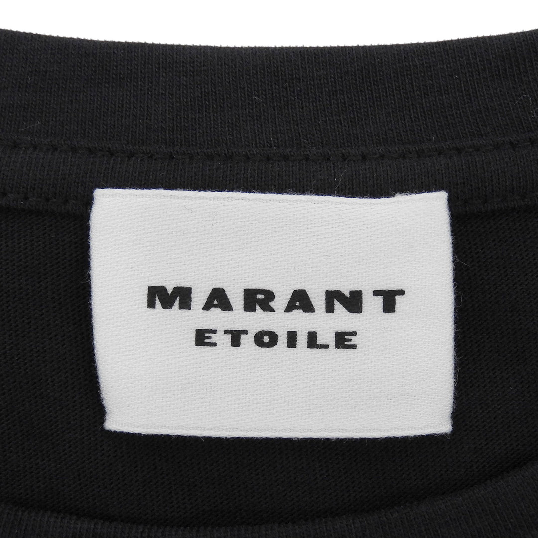 Pristine Marant Etoile Short sleeve T-shirt logo print crew neck black Women M
