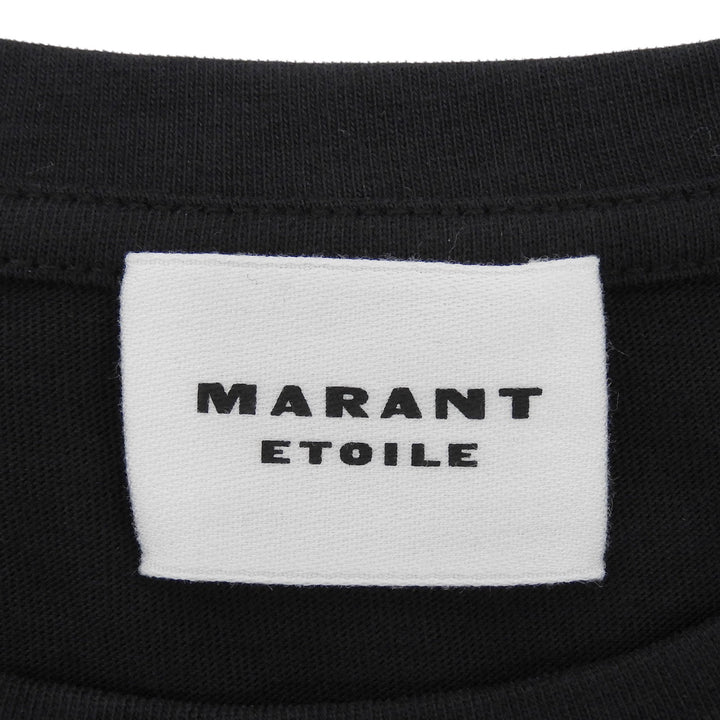 Pristine Marant Etoile Short sleeve T-shirt logo print crew neck black Women M