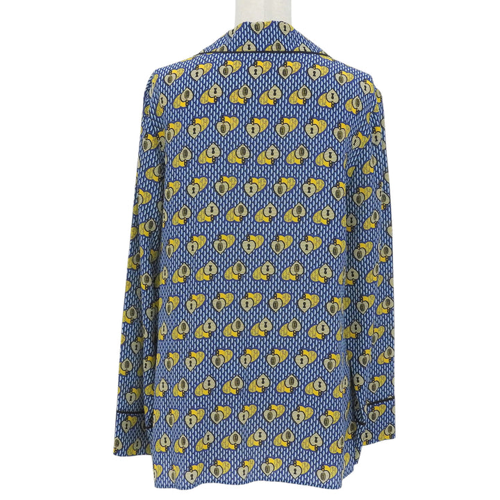 Excellent FENDI Long sleeve shirt Logo embroidery, all-over print, 38 FS6993