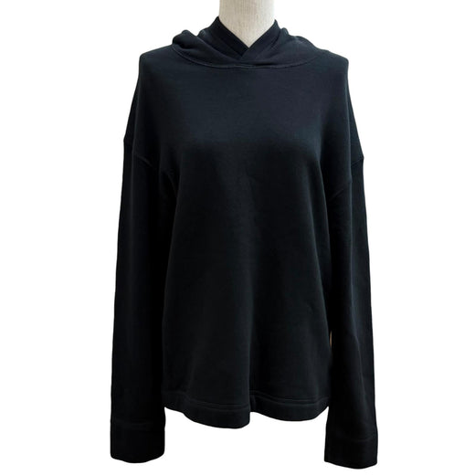 Great THE ROW hoodie Plain Hoodie Sweatshirt black cotton Women XS AP405