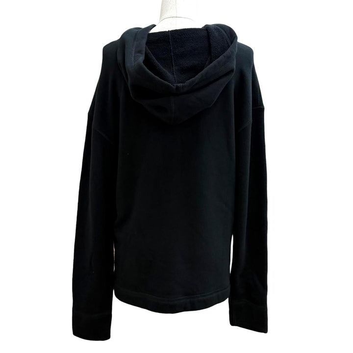 Great THE ROW hoodie Plain Hoodie Sweatshirt black cotton Women XS AP405