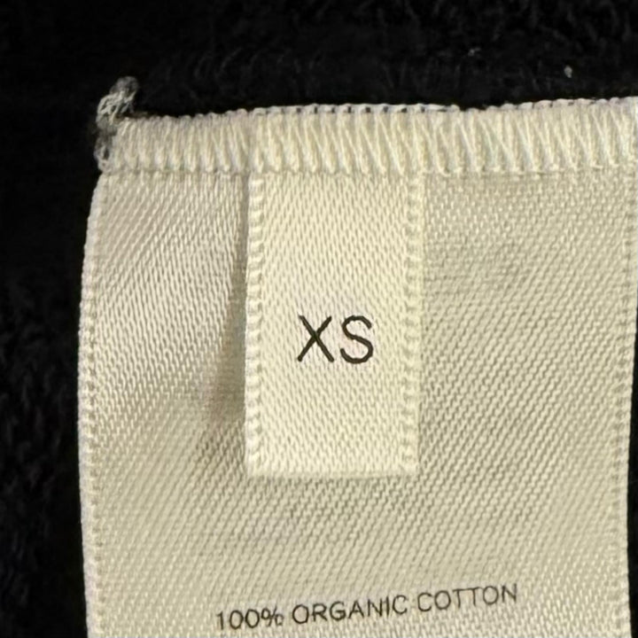 Great THE ROW hoodie Plain Hoodie Sweatshirt black cotton Women XS AP405