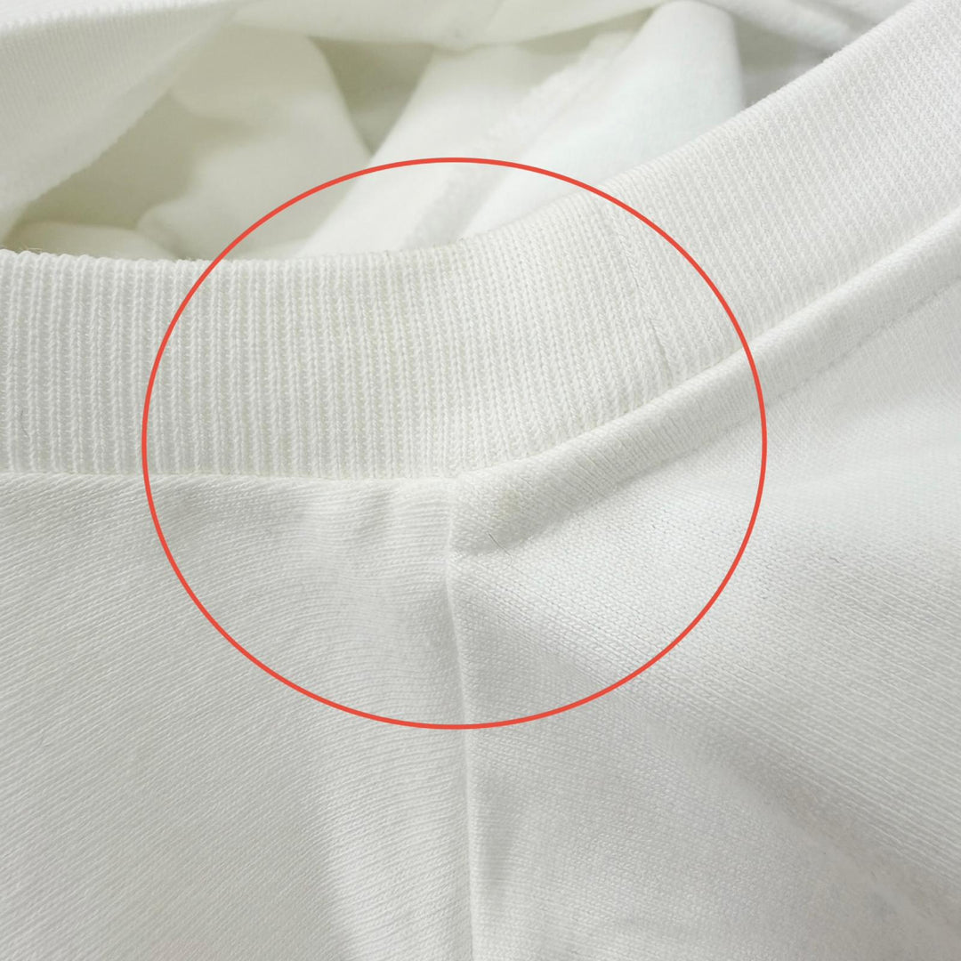Pristine PRADA Short sleeve T-shirt Triangle logo white Women S 3558A S211 10UP