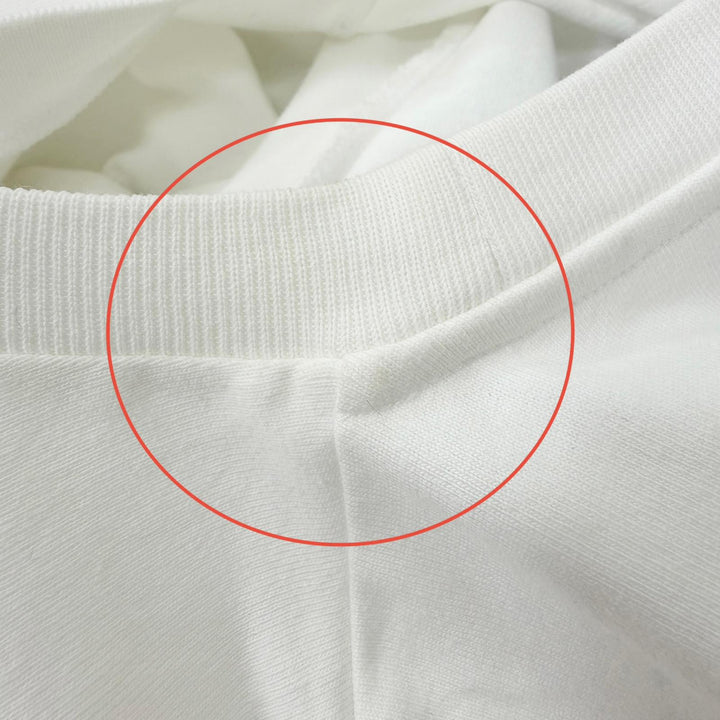 Pristine PRADA Short sleeve T-shirt Triangle logo white Women S 3558A S211 10UP