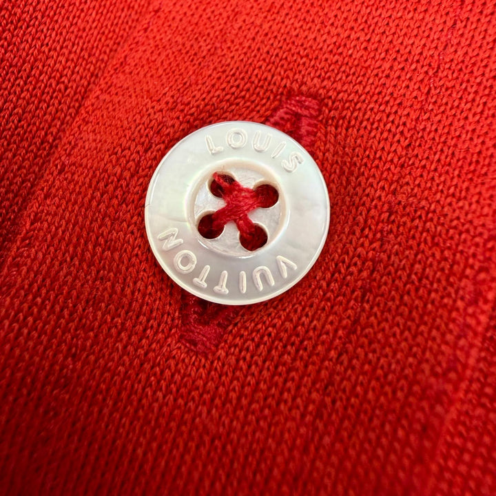Excellent LOUIS VUITTON Long sleeve shirt Red cotton mens 42