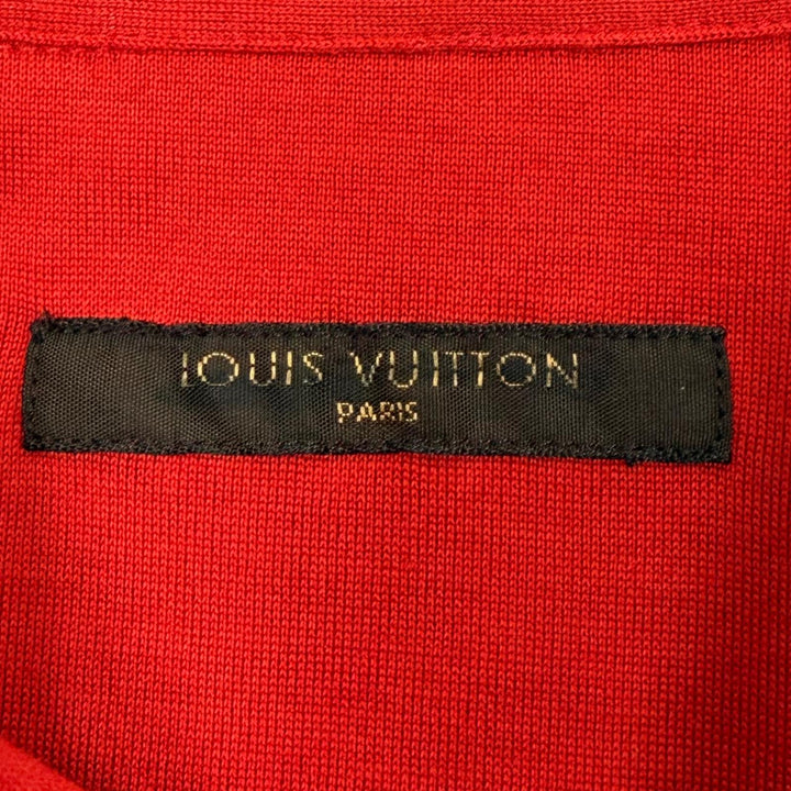 Excellent LOUIS VUITTON Long sleeve shirt Red cotton mens 42
