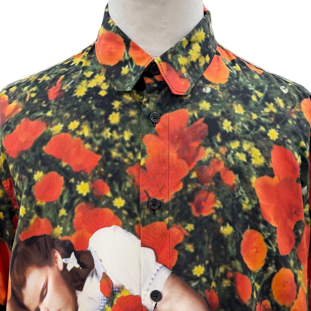 Pristine LOUIS VUITTON Long sleeve shirt Wizard of Oz Multi silk mens M