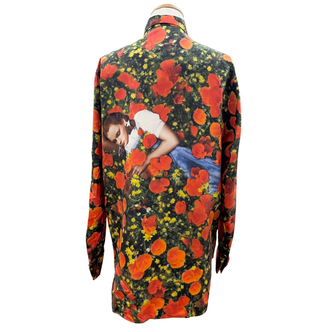 Pristine LOUIS VUITTON Long sleeve shirt Wizard of Oz Multi silk mens M