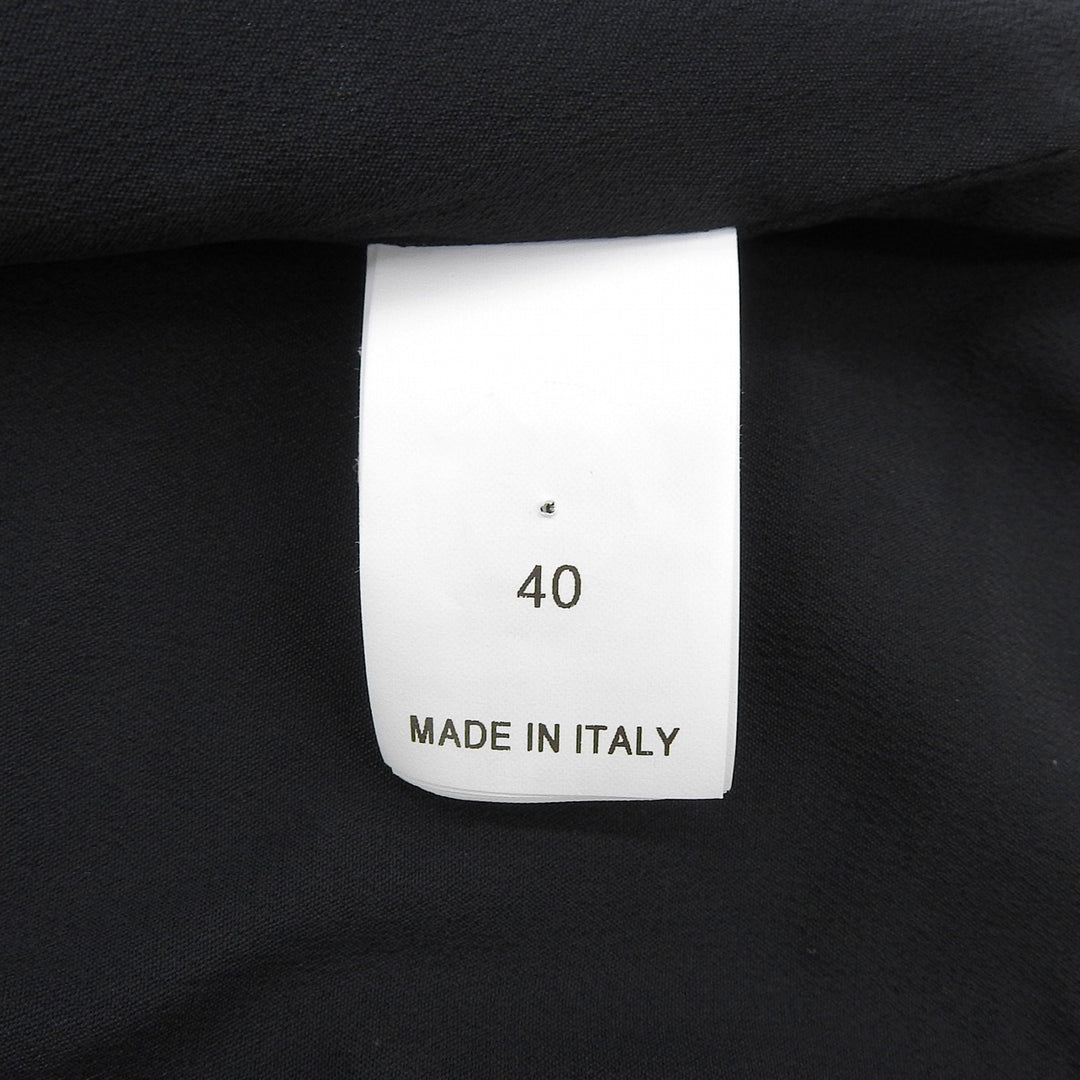 Pristine Brunello Cucinelli Best V-neck, front button black Viscose Women 40