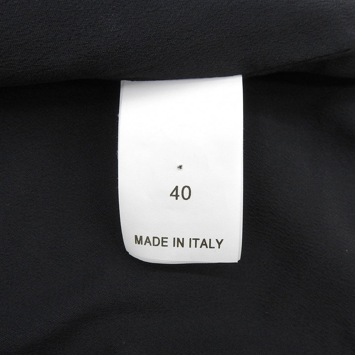 Pristine Brunello Cucinelli Best V-neck, front button black Viscose Women 40