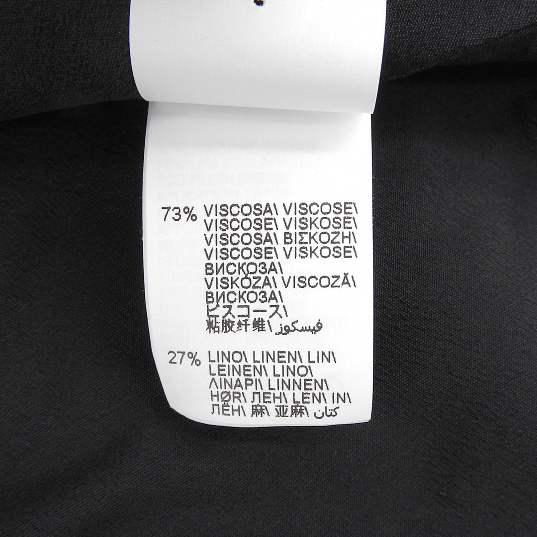 Pristine Brunello Cucinelli Best V-neck, front button black Viscose Women 40
