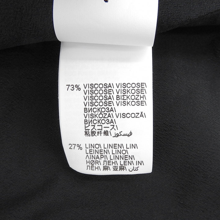 Pristine Brunello Cucinelli Best V-neck, front button black Viscose Women 40