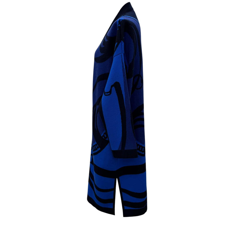 Excellent HERMES cardigan LA PROMENADE DU MATIN Morning walk cashmere 34