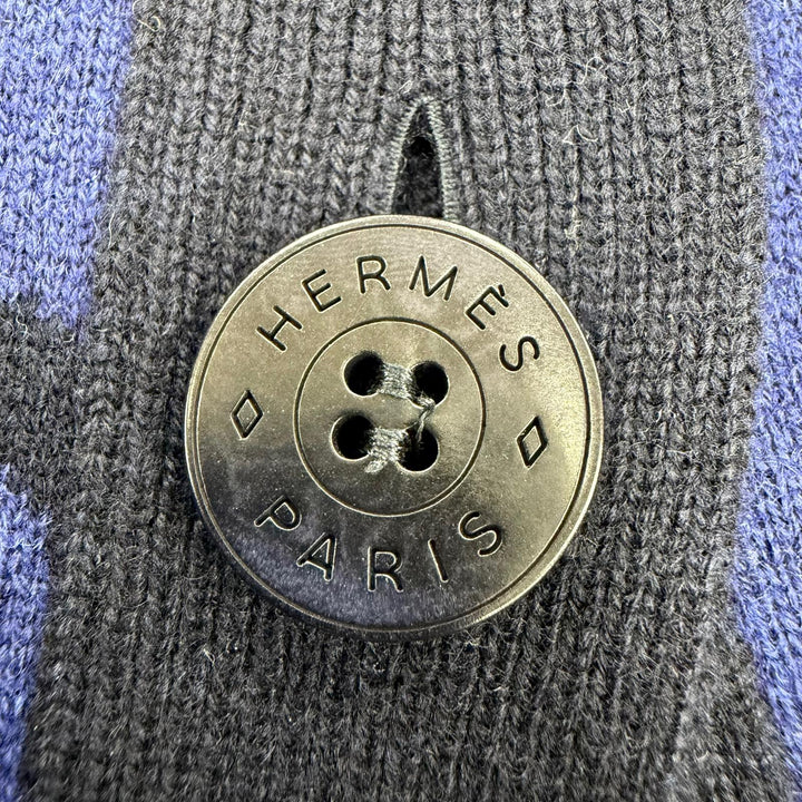 Excellent HERMES cardigan LA PROMENADE DU MATIN Morning walk cashmere 34