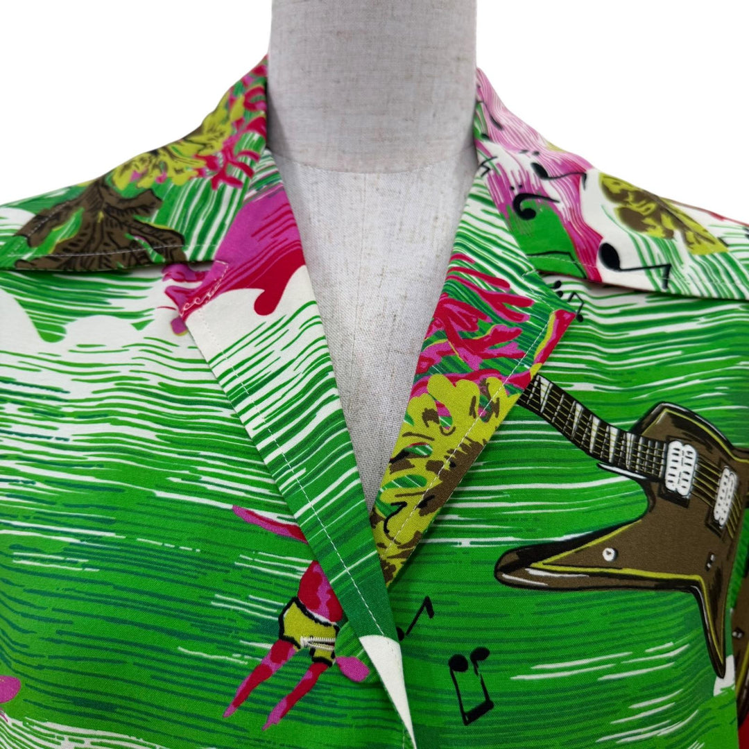 Excellent GUCCI Short sleeve shirt Logo and all-over print design tops 36 703607