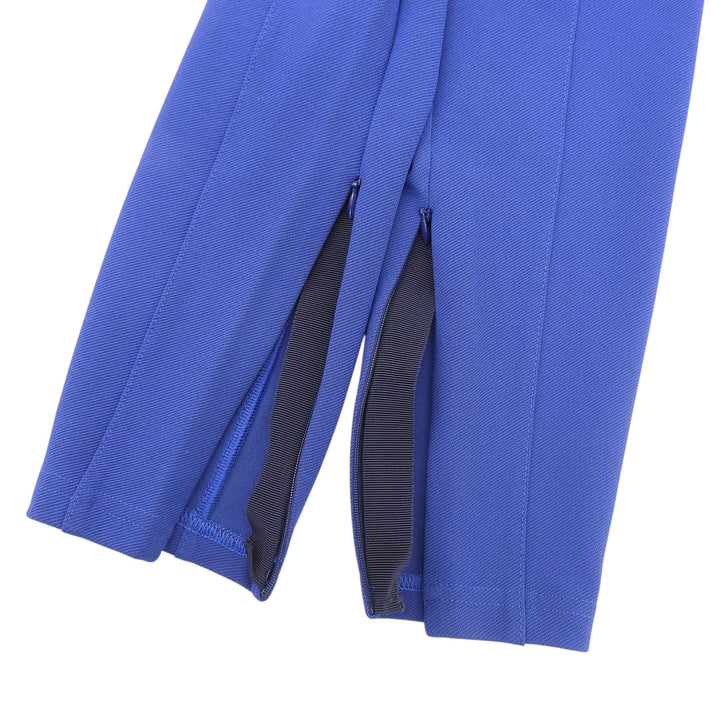 Pristine BURBERRY slacks Hem zipper skinny pants blue Rayon Women 34 80394151
