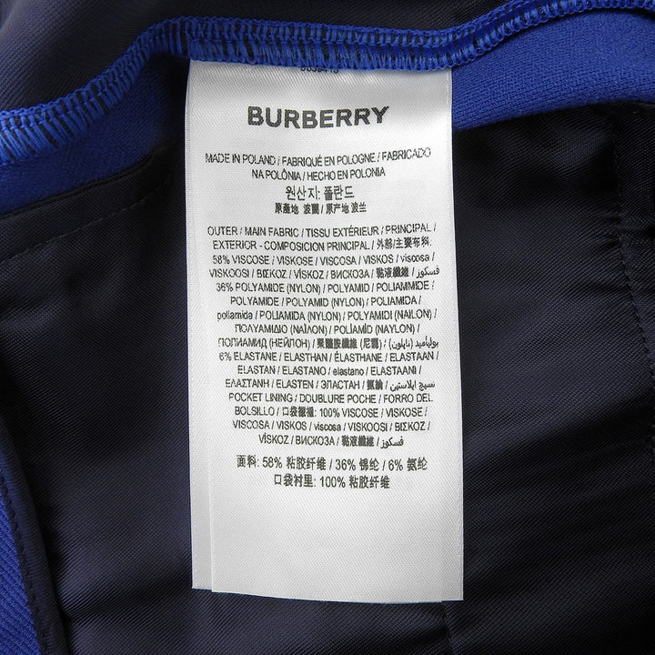 Pristine BURBERRY slacks Hem zipper skinny pants blue Rayon Women 34 80394151