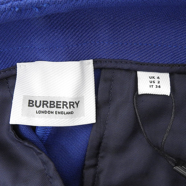 Pristine BURBERRY slacks Hem zipper skinny pants blue Rayon Women 34 80394151