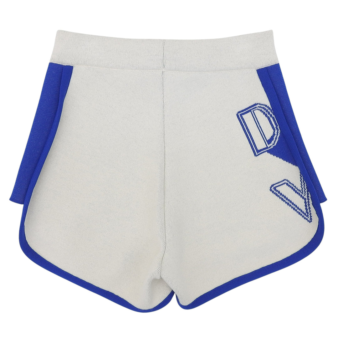 Excellent Christian Dior Shorts Star Bicolor white cashmere Women 34 224P17AM110