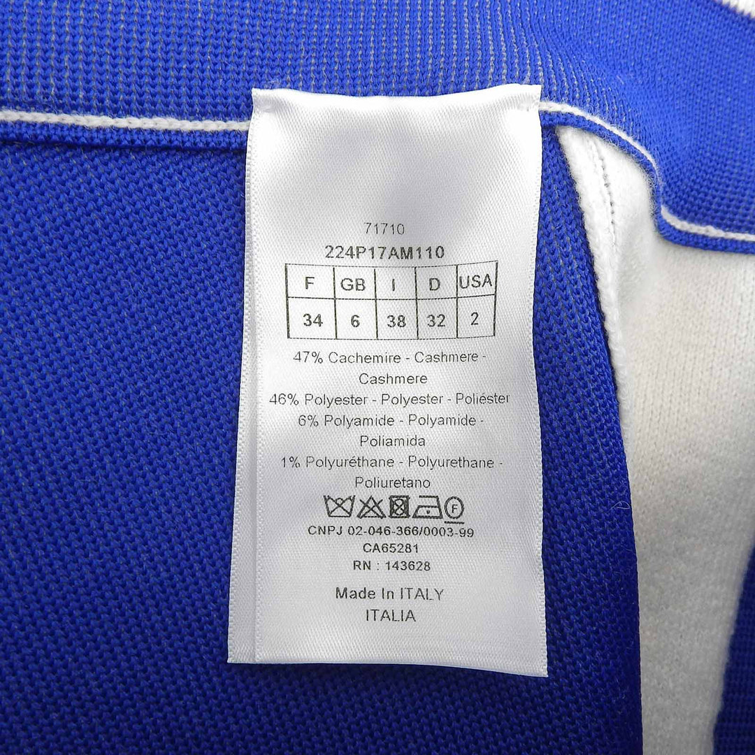 Excellent Christian Dior Shorts Star Bicolor white cashmere Women 34 224P17AM110