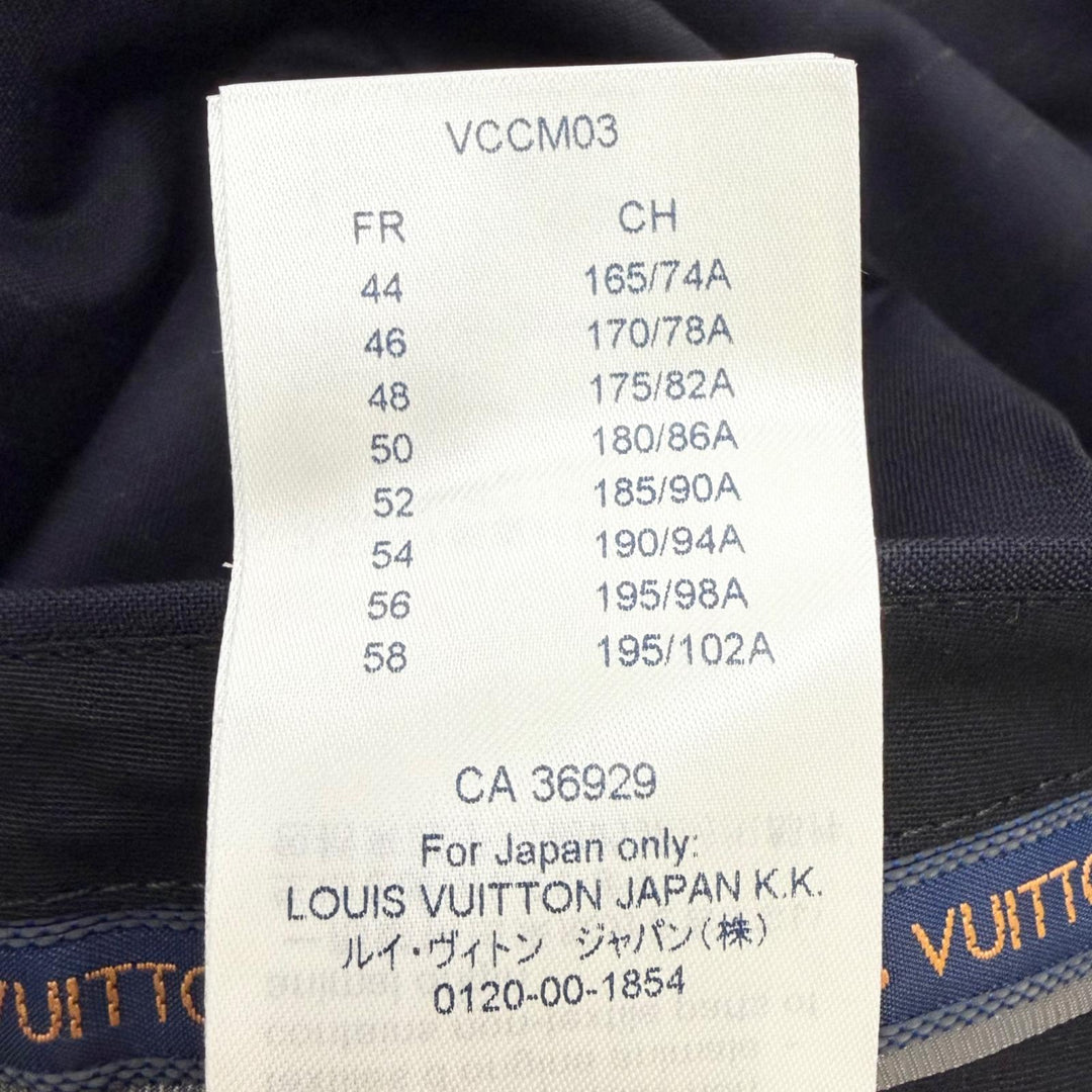 Pristine LOUIS VUITTON Pants Striped Pattern Single-Breasted Slacks Trousers