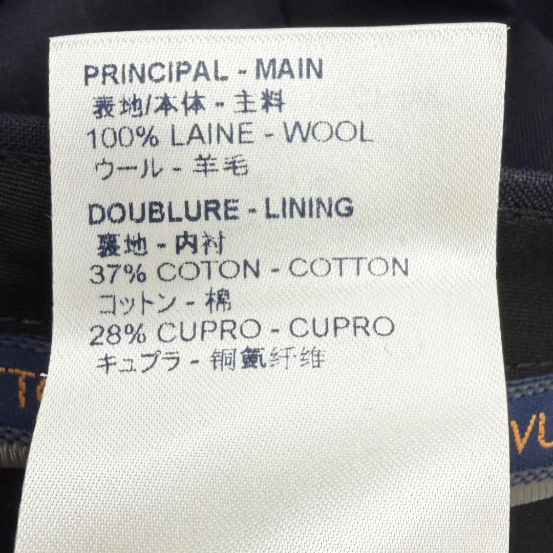 Pristine LOUIS VUITTON Pants Striped Pattern Single-Breasted Slacks Trousers