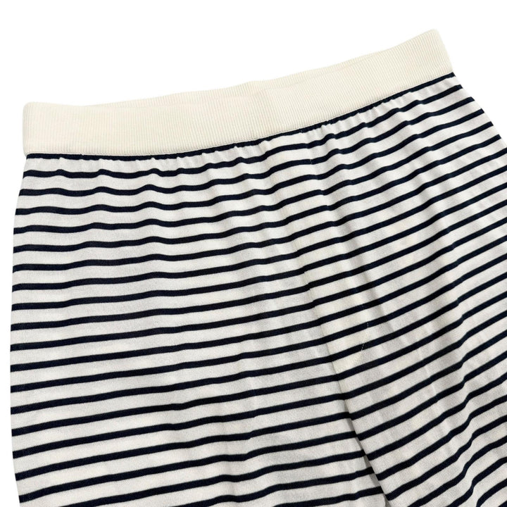 Pristine PRADA Shorts Border Pattern white silk mens 46 UMP120