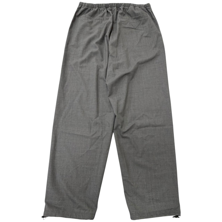 Pristine PRADA Pants Triangle Patch Chef Pants gray Virgin wool mens L SPH377