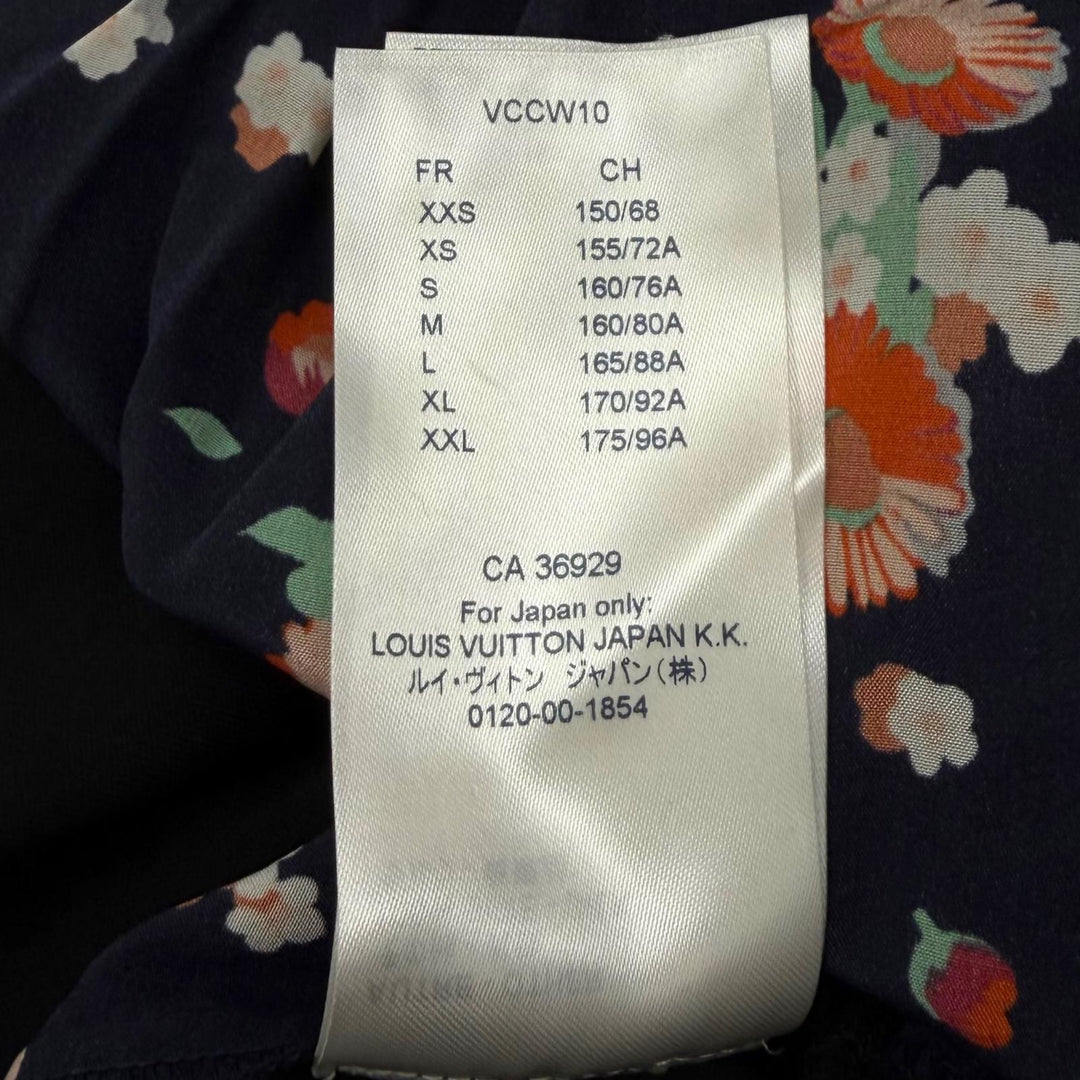 Pristine LOUIS VUITTON one piece Navy cotton Women XL
