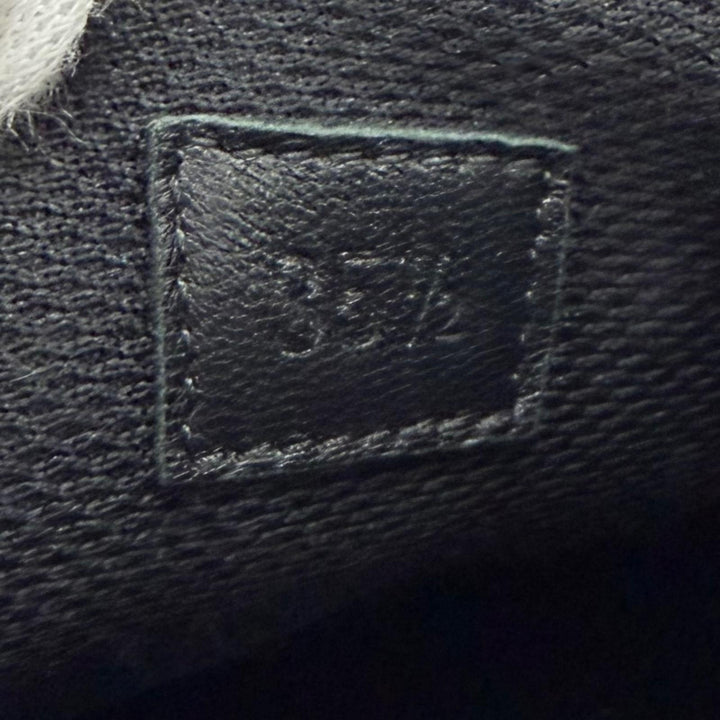 Great HERMES sneakers drive Leather logo patch lace-up black Women 35.5 212265Z