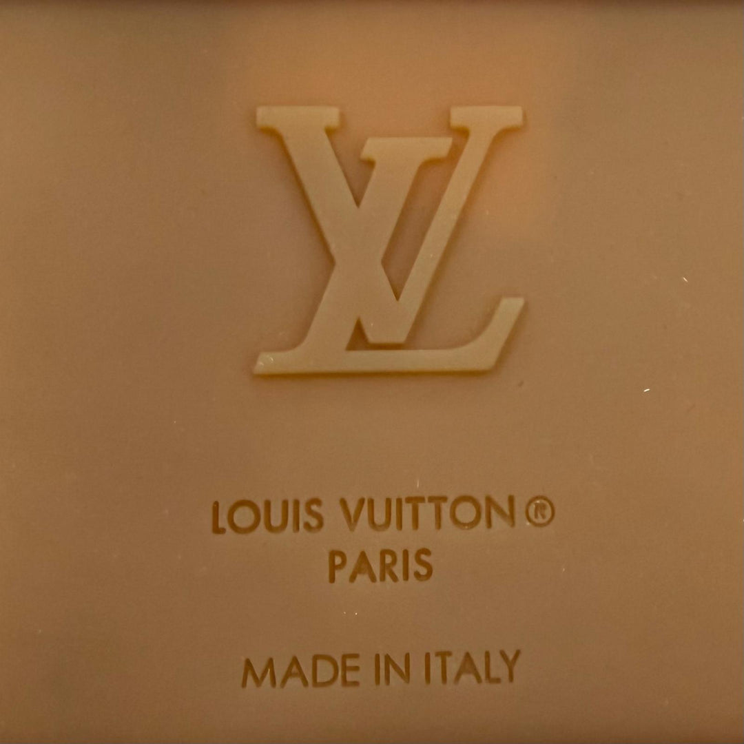 Pristine LOUIS VUITTON Slip-on Monogram espadrilles Navy Suede leather mens 8