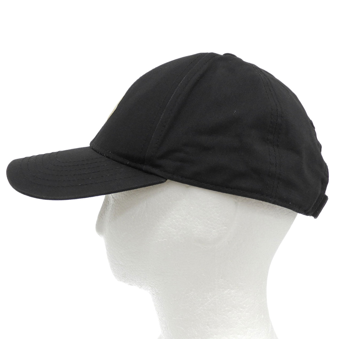 Excellent MONCLER cap Logo patch black cotton Women 3B00039 04863