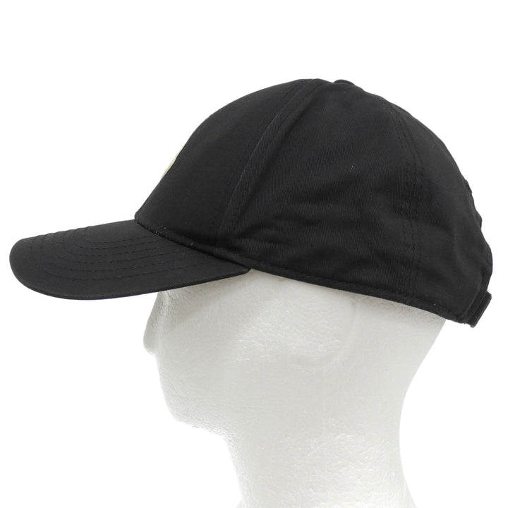 Excellent MONCLER cap Logo patch black cotton Women 3B00039 04863